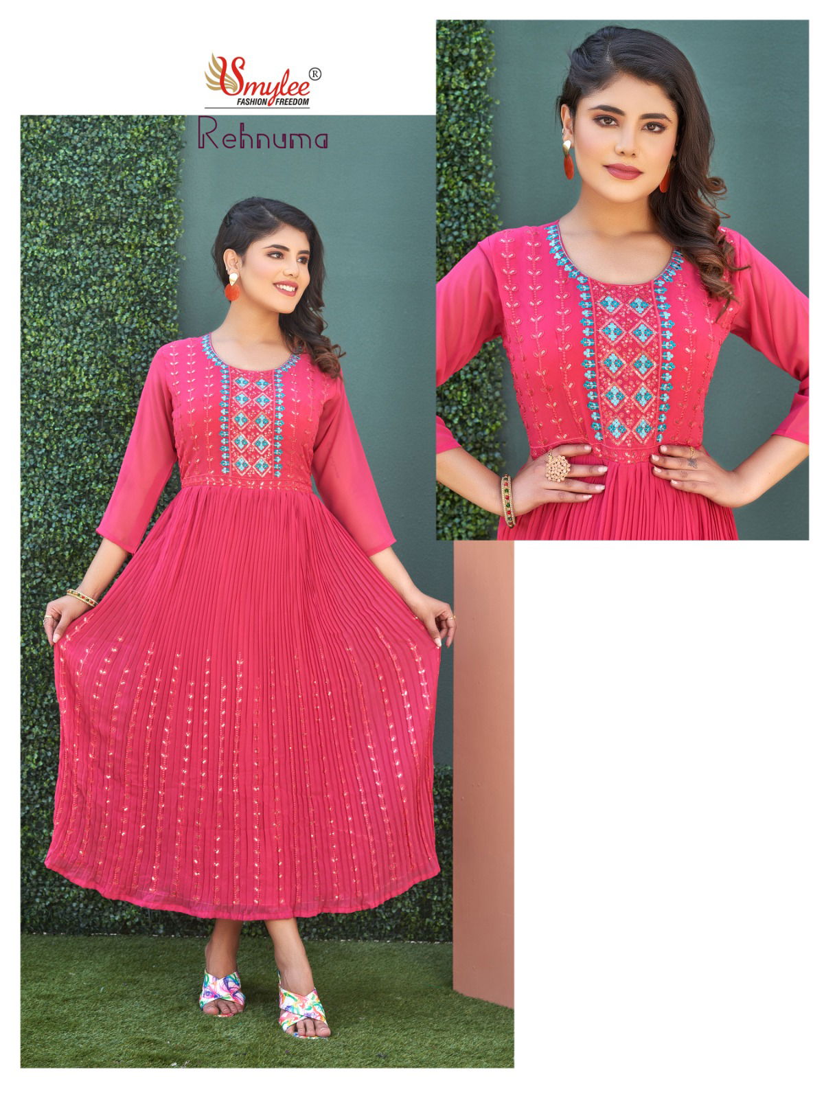 Rehnuma By Smylee Designer Kurtis Catalog